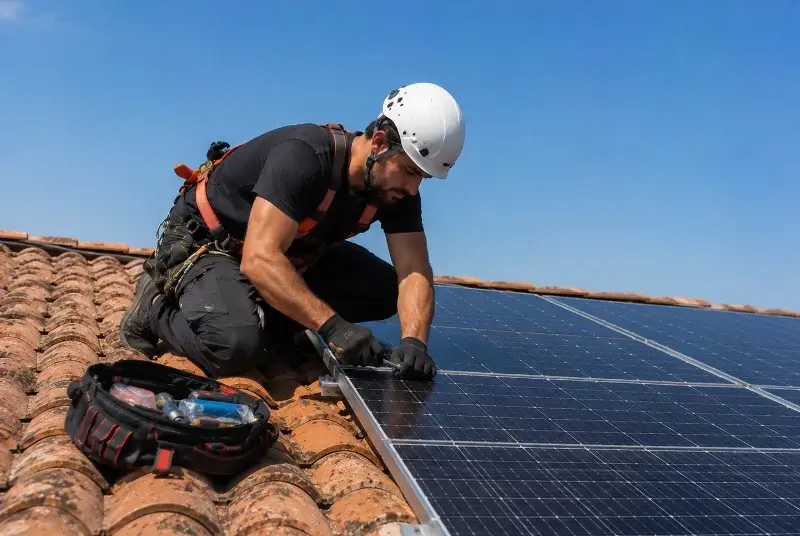 Maintenance et monitoring de panneaux solaires à Saint-Ouen-d'Aunis
